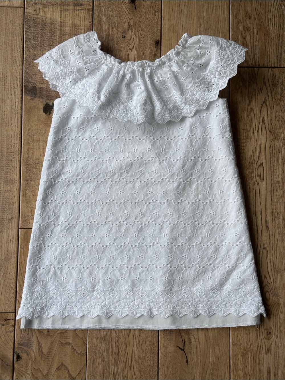 The Bailey Boys White Eyelet Ruffle Dress size 5